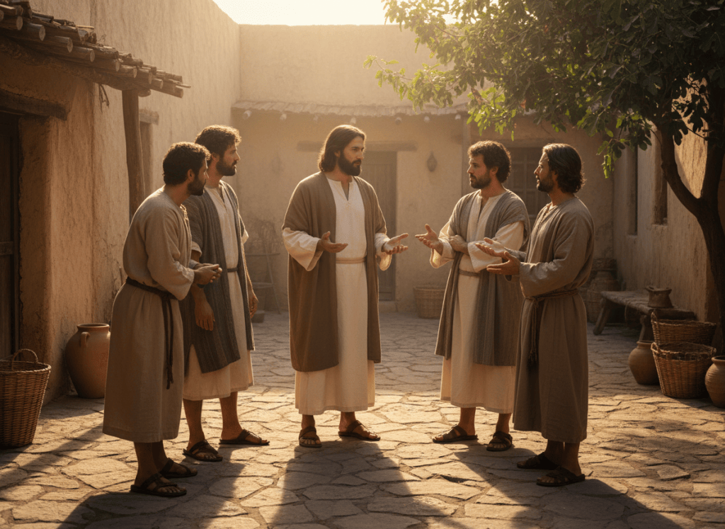 Jésus discerne le bon moment malgré le conseil de ses frères.